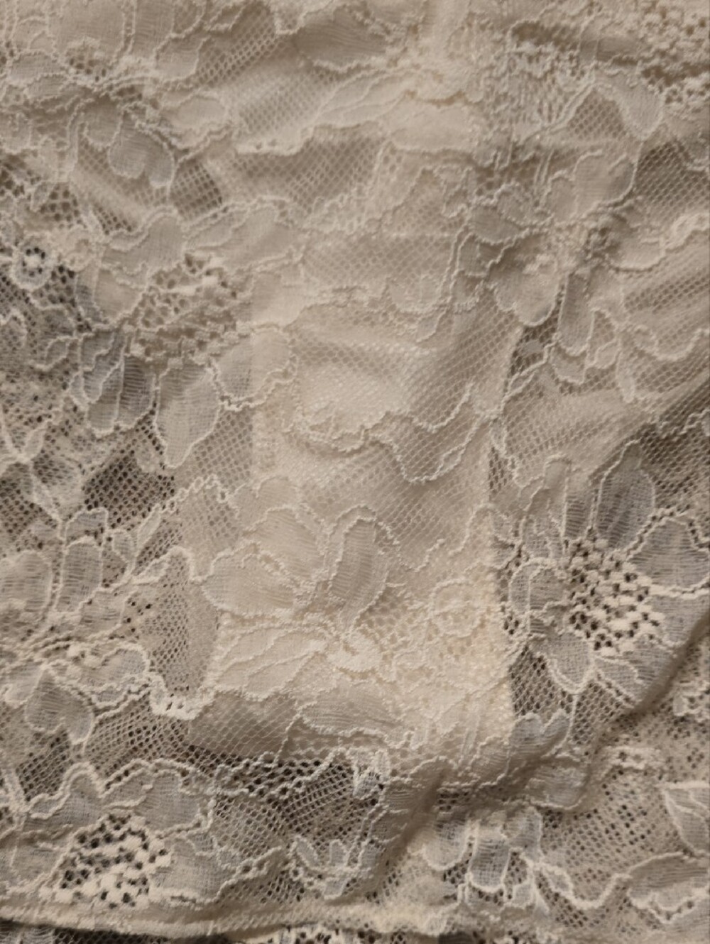 Victoria’s Secret Coconut White Shine Strap Lace Lingerie Mini Skirt Size S - Picture 2 of 12
